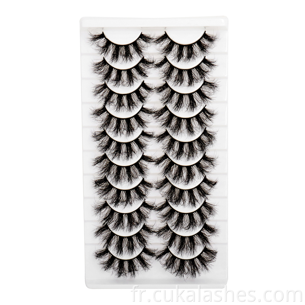 10 Pairs Fake Eyelashes